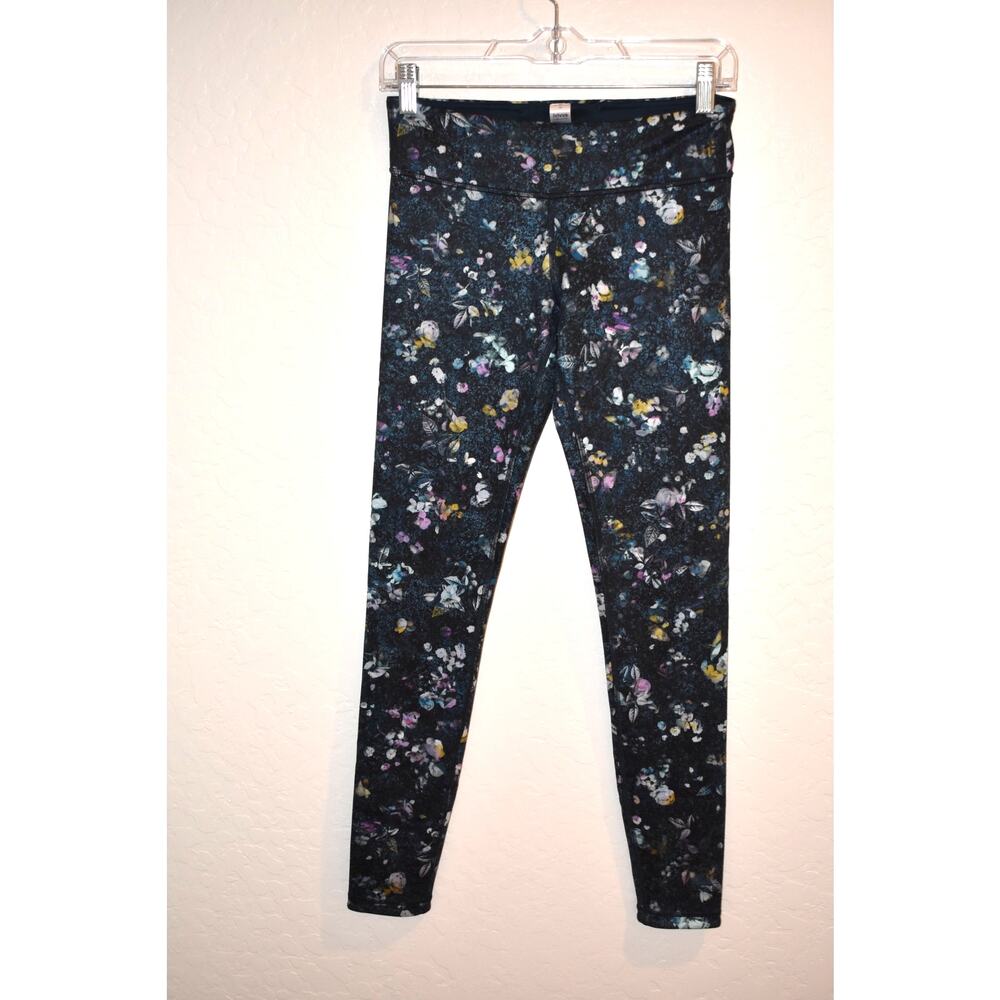 Ivivva by Lululemon Blue Floral Print Legging Size 14